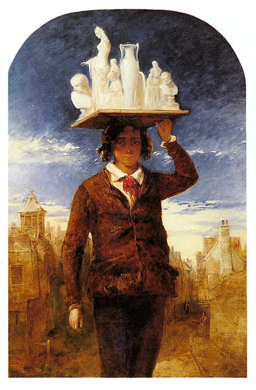 Poster le marchand d'images William Muller grand format 60x90 cm impression sur toile