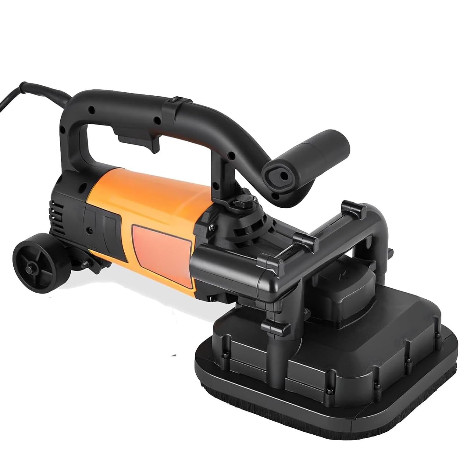 Pulidora de suelo de hormigón, 3800 W, resistente, 4 cabezales con herramienta de molienda de diamante de 6 velocidades para preparación de superficies y acabado en cemento, mármol y granito