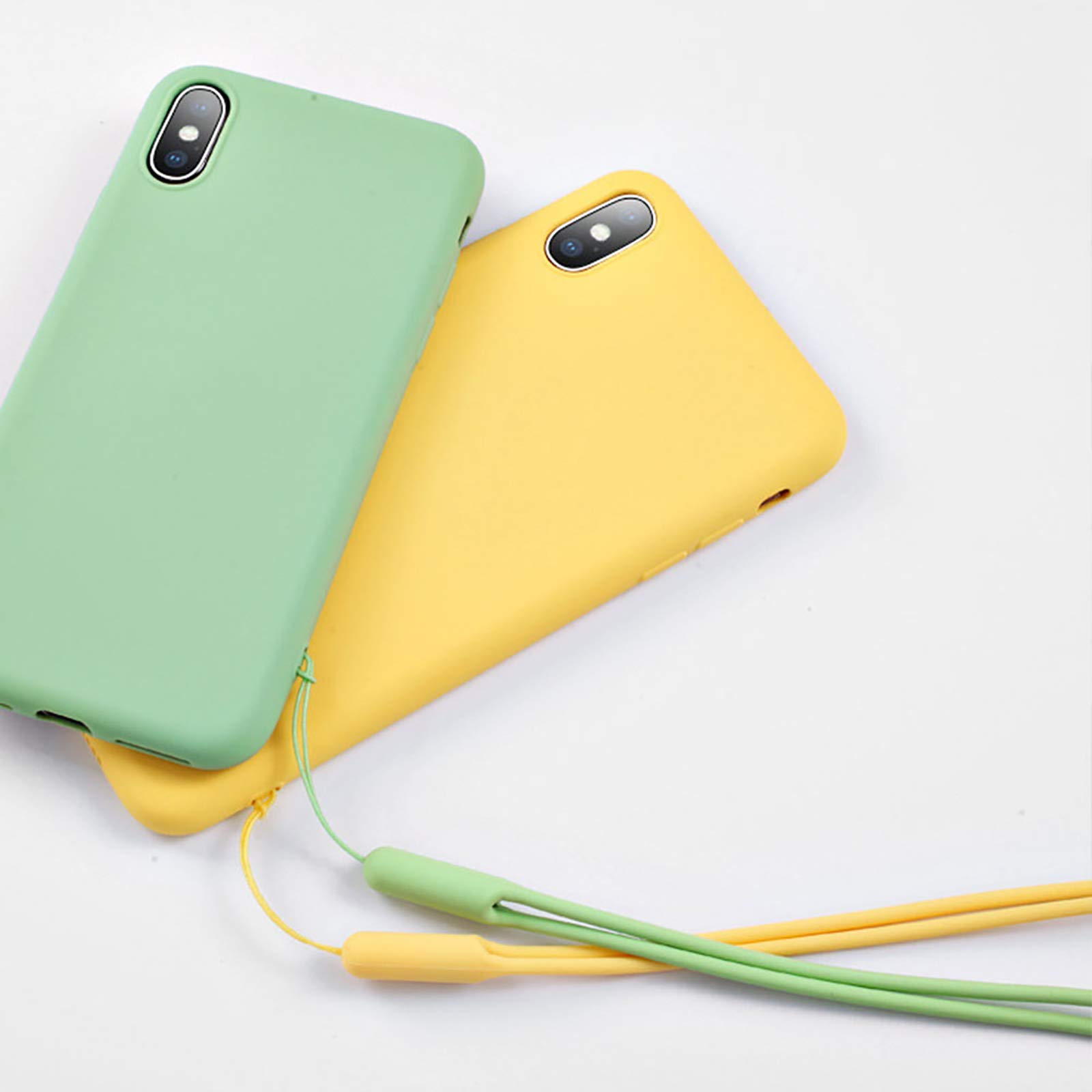 Cordino da polso in silicone per telefono cellulare, cordino in silicone colorato cinturino da polso durevole ed elastico per telefono cellulare, portachiavi, portafogli, mini fotocamere, badge MP3
