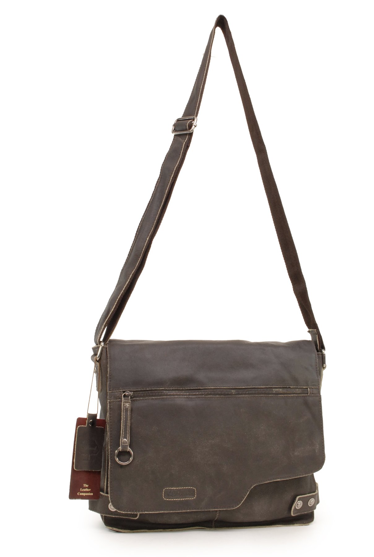 Ashwood - Vera Pelle - Borsa a tracolla/Borse Business/Messenger a Tracolla per Lavoro/Borsello Uomo - 8353