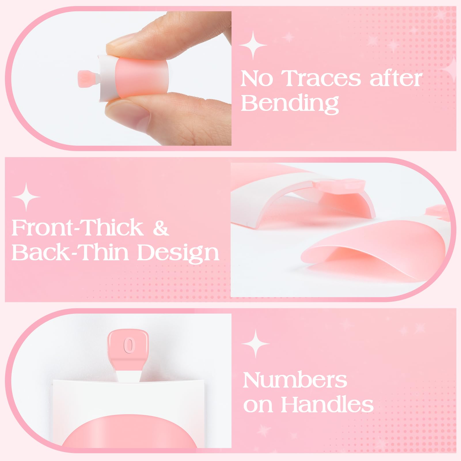 Kiiwah 150pcs French Tip Toe Nails, 15 Sizes Short Sharp Square Toe Nails False, Artificial Stick on Toenails - Image 3