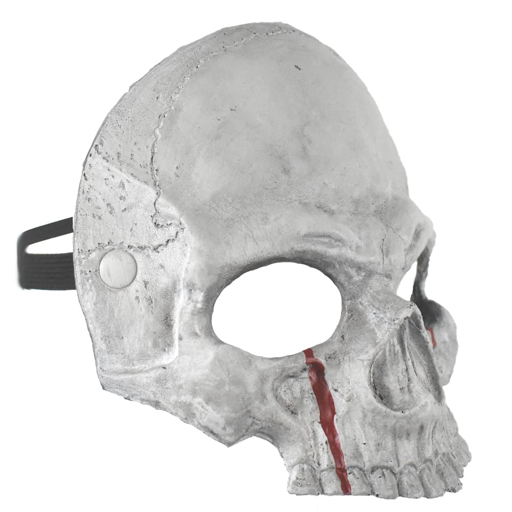 Piankowa czaszka maska na twarz Halloween kostium akcesoria