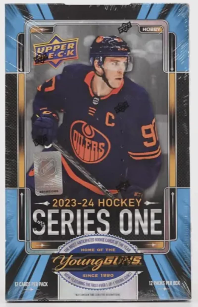 Amazon.com: 2023-24 NHL UPPER DECK SERIES ONE 1 Hockey Factory Sealed Hobby  Box. 12 Packs of 12 Cards. Look for Young Guns Rookies. Chase great Young  Guns Canvas and the ultra rare