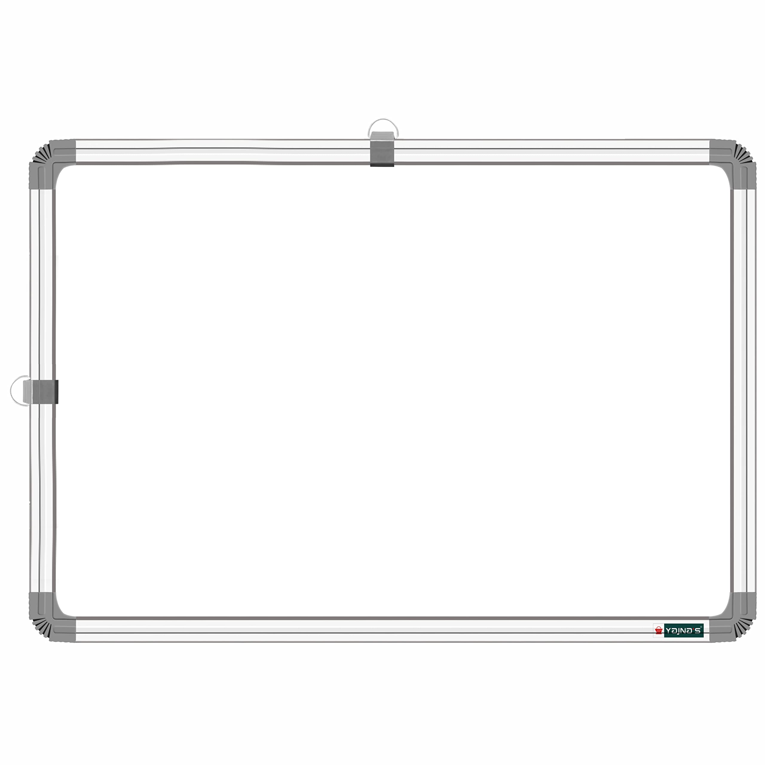 YAJNAS Magnetyczna suchościeralna tablica suchościeralna/laptop, 41 x 28 cm (szer. x wys.), zestaw combo (1 magnetyczna tablica suchościeralna/laptop + 10 szt.)