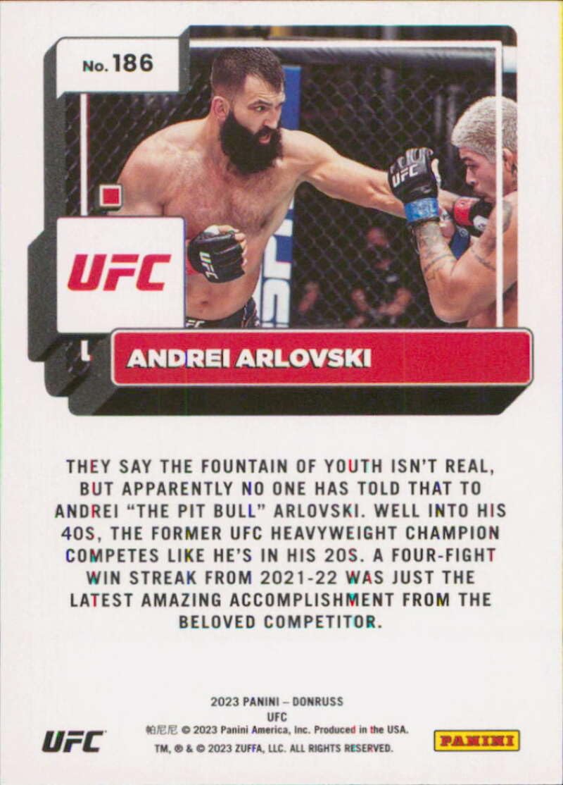 Carte De Trading MMA Andrei Arlovski - Custom Strikeforce Throwback Rookie - 2021