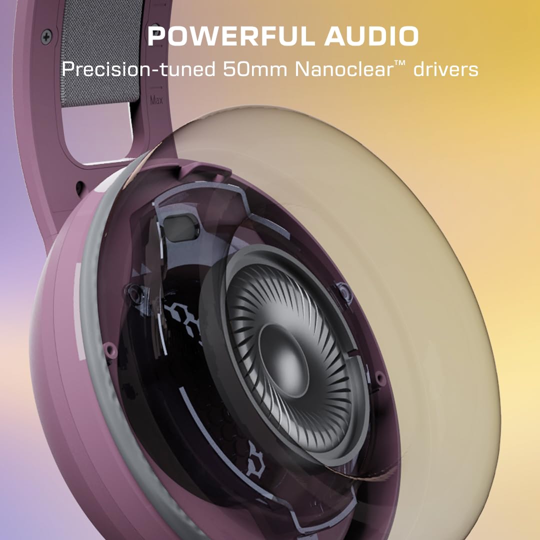 Turtle Beach Atlas 200 przewodowy wieloplatformowy zestaw słuchawkowy do gier do Xbox, PlayStation, PC z przyłączem 3,5 mm, sterowniki Nanoclear 50 mm, mikrofon z klapką do wyciszenia, poduszki z