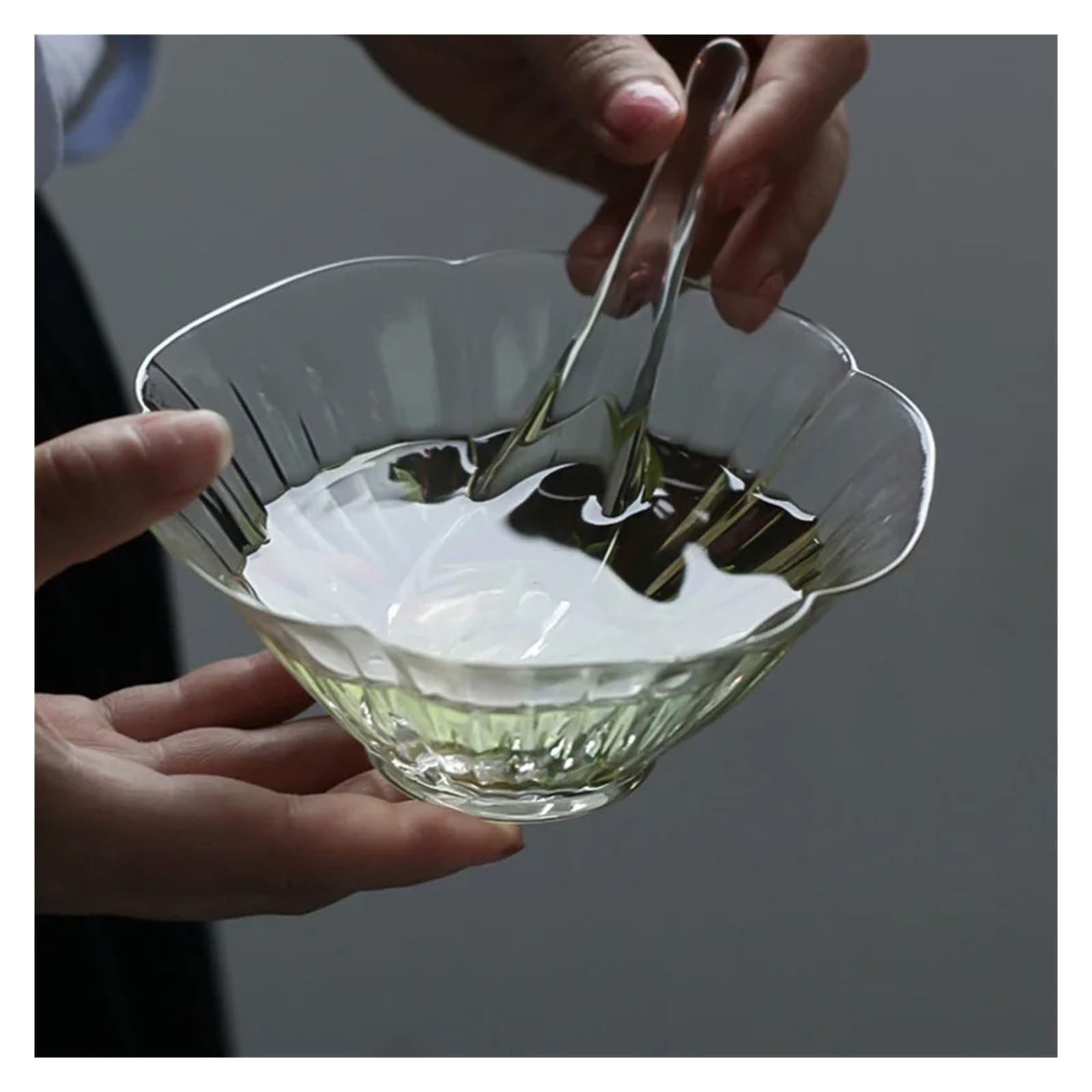 Té de Té de Vidrio Té Cuchar Té Té Té Té Té Té Té Té Ceremonia de Té Accesorios para la Decoración Del Hogar/D/1Pc