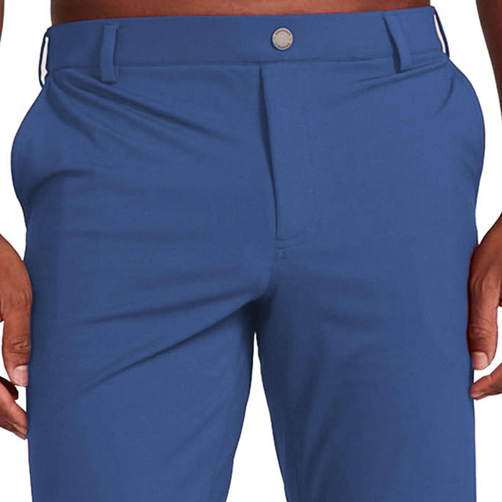 Pantalon de golf extensible pour homme - Coupe ajustée - Pantalon chino léger et décontracté - Confortable