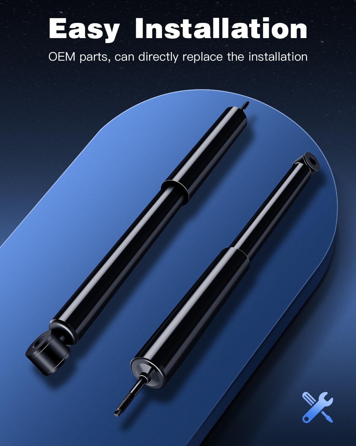 Shocks Rear,ECCPP Rear Shocks Absorbers for Ford Fits 2001-2007 Ford Escape,2005-2007 for Mercury Mariner,2001 2002 2003 2004 2005 2006 for Mazda Tribute 344356 37217 Auto Shocks Sets (Set of 2 Rear)