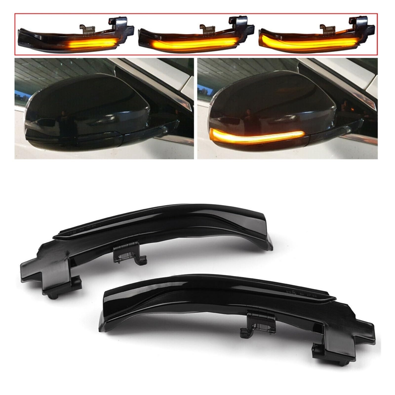 ミラー ウィンカーライト 車側バックミラー ウィンカーライト リバース