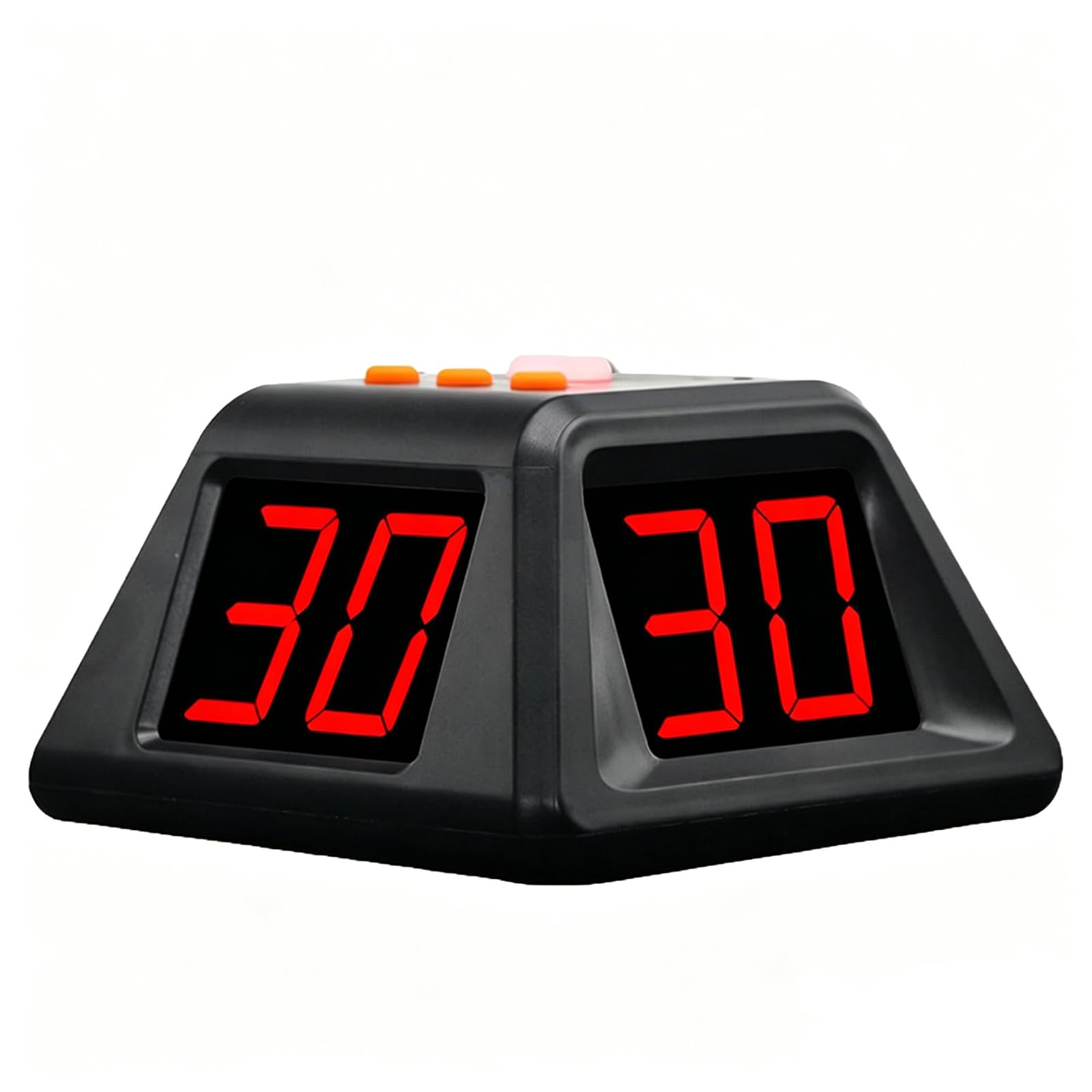 XNXYSMKJ Digital Shot Clock Timer, Sided Cube Timer with Timing Modes, Brightness Levels, Countdown Stopwatch for Poker,Chess & Tournaments.
