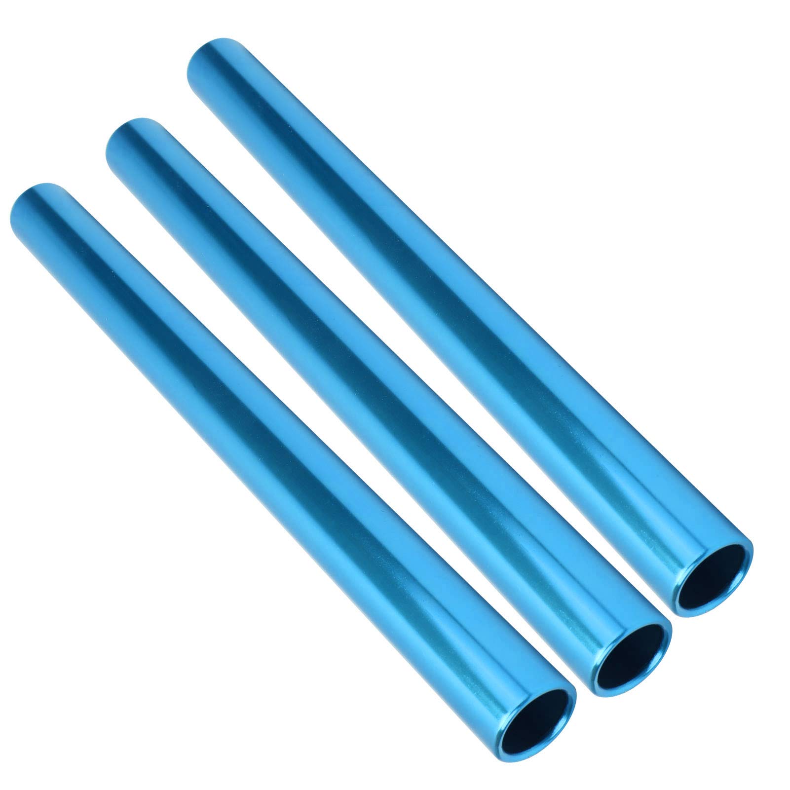 Relay Batons Track and Field Sprint 29 cm 3pcs Blu
