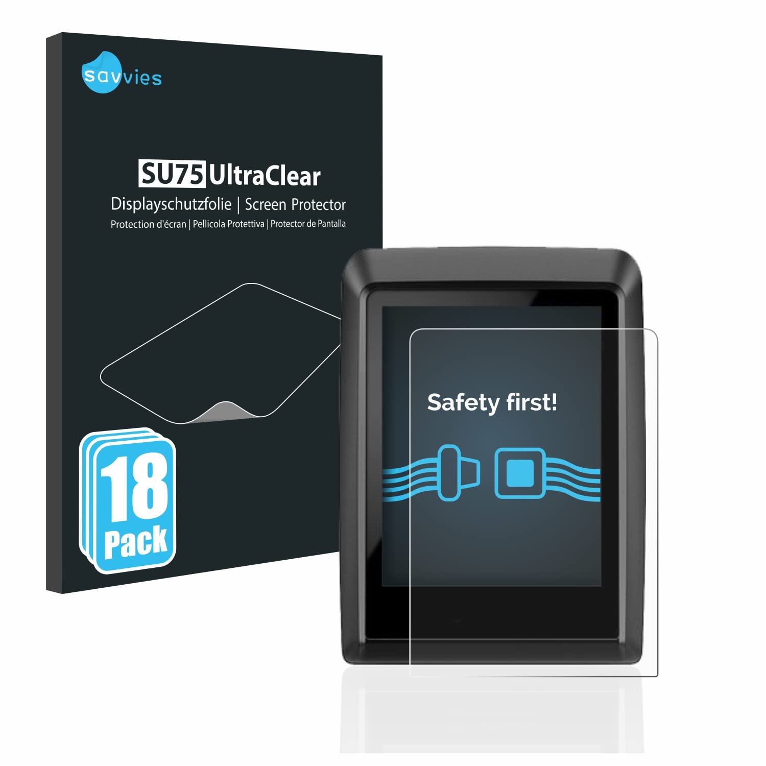 Savvies 6 Pellicole Protettive Per Display Bosch Kiox 500 - Protezione Schermo Trasparente Antigraffio, Facile Applicazione - 3