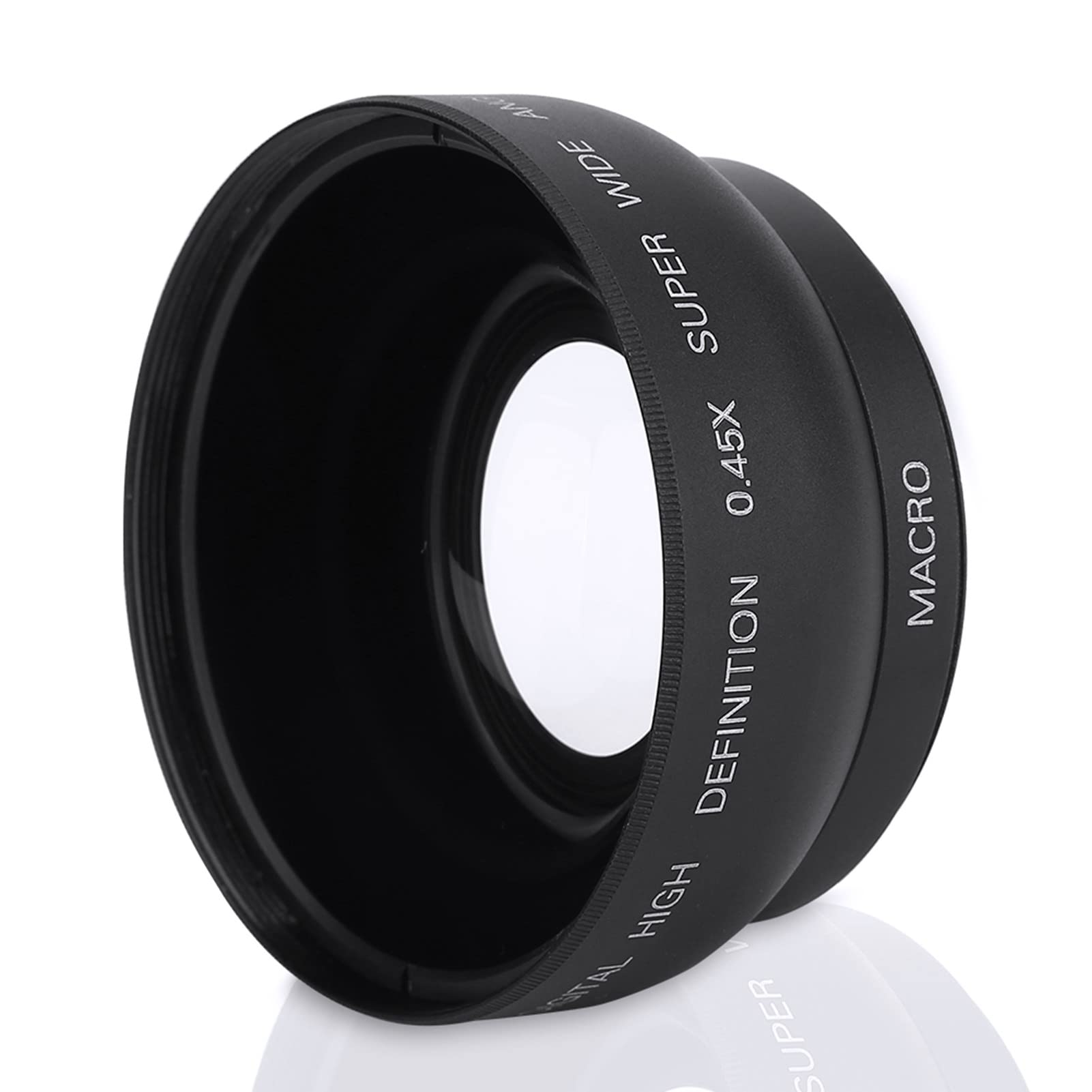 Obiettivi Grandangolari per 52Mm 0.45X Obiettivo Macro di Conversione Universale Grandangolare per Fotocamera