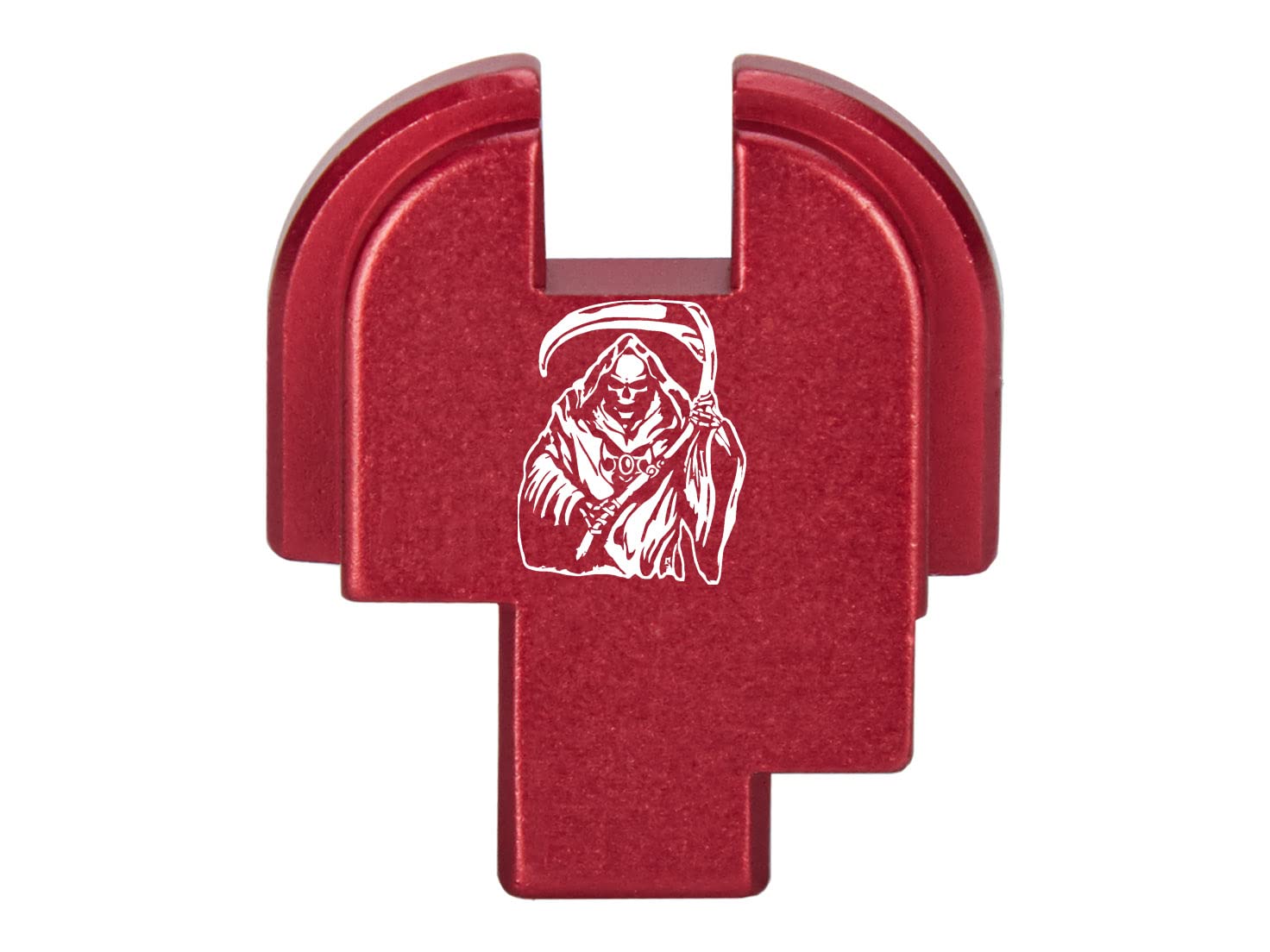 Slide Cover Back Plate for Springfield Hellcat, Hellcat Pro & Comp – Custom Laser Engraved Anodized Aluminum – USA Made – Color & Image Options