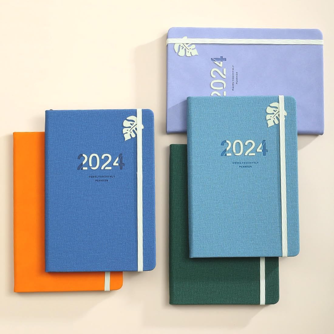 Planner,Planner 2024,2024 Weekly Planner,Daily Planner,Weekly Monthly Planner,2024 Planner Daily One Page Planner Notepad Office Diary (200 Sheets/400 Pages), Gift box