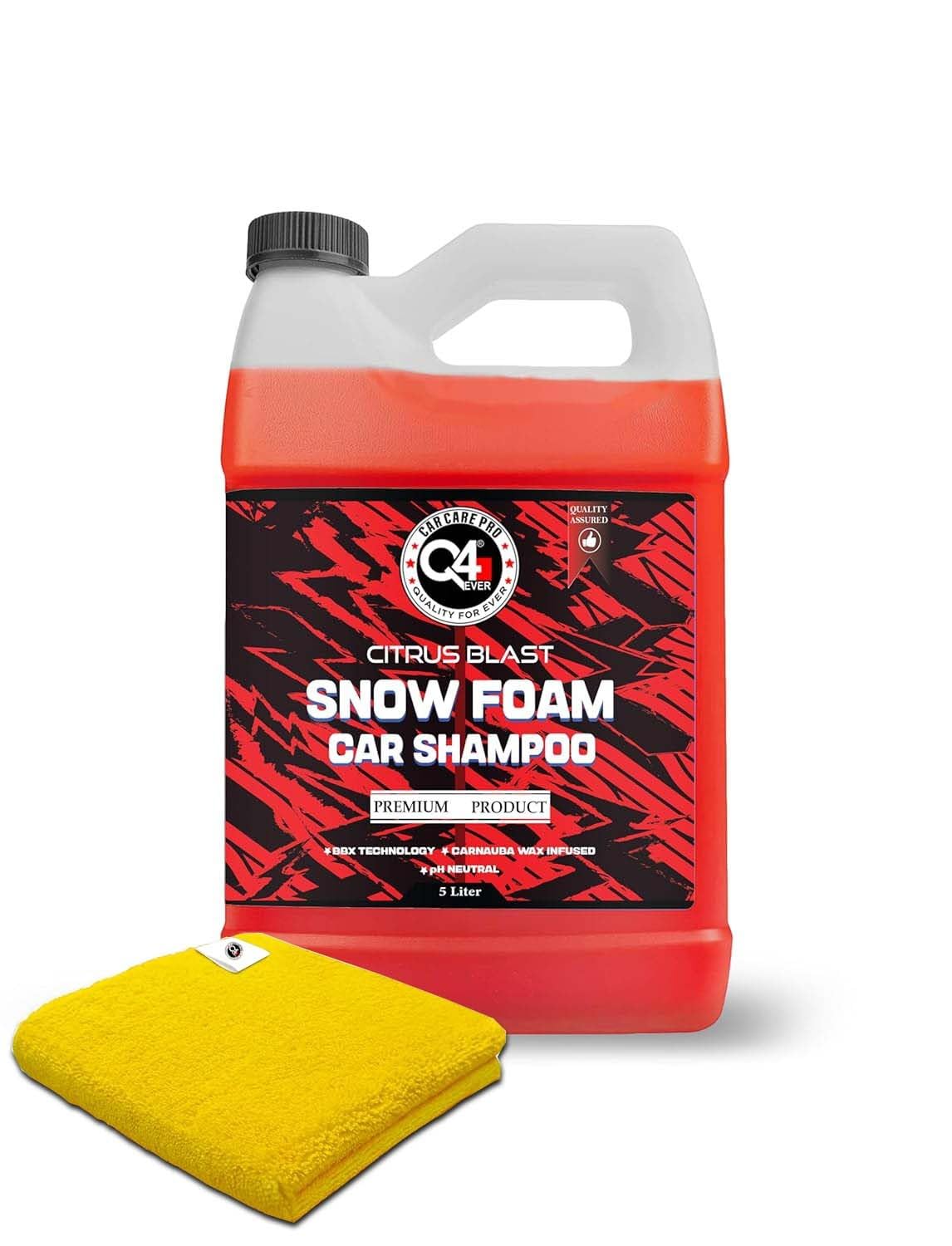 Ultra Premium Snow Foam Car Shampoo -5 KG | Premium Brazilian Carnube Wax | BBX Technology | PH Nuetral