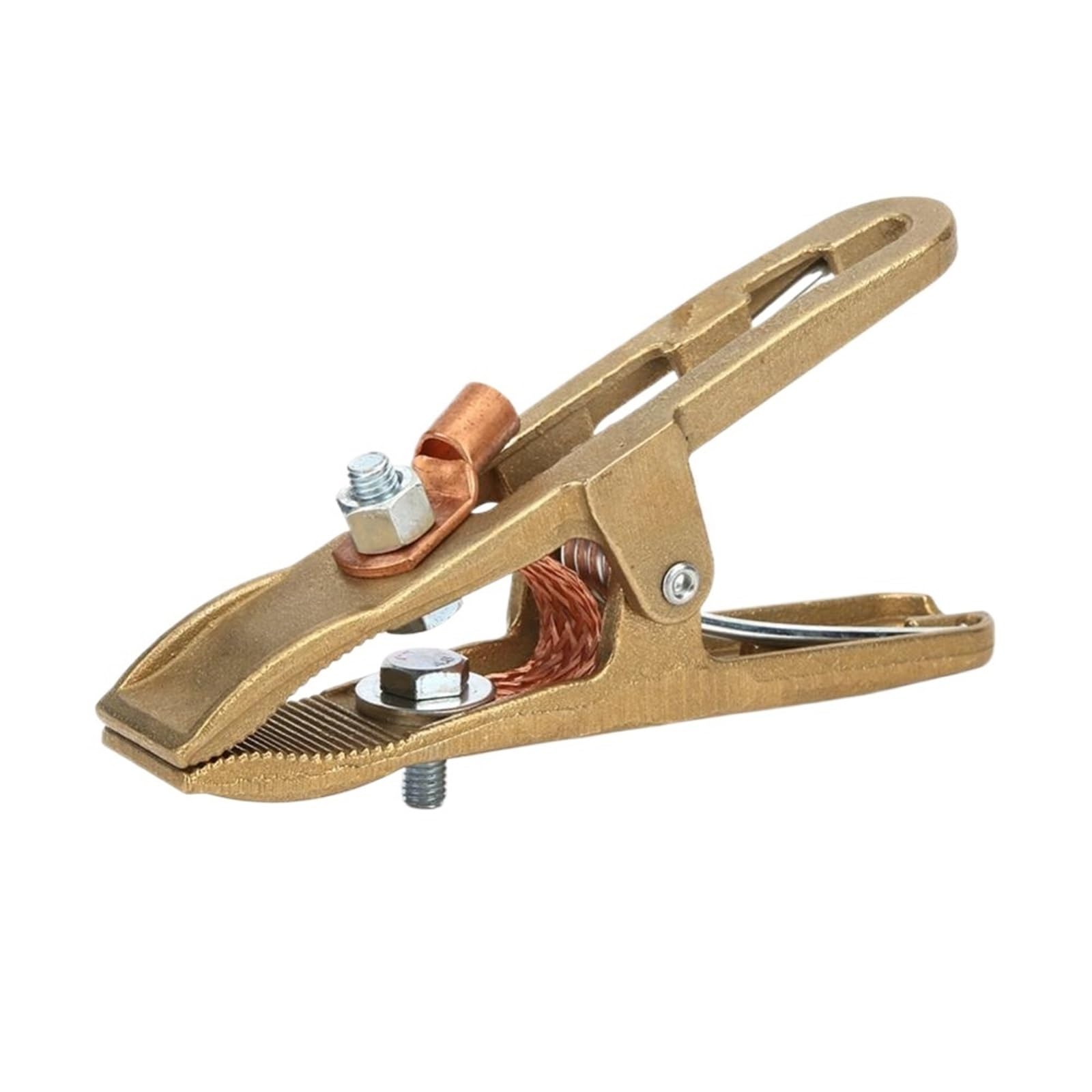 Welding Earth clamp Welding Ground Clamp Electric 260A/300A/500A A-Shape Brass Copper(260A)