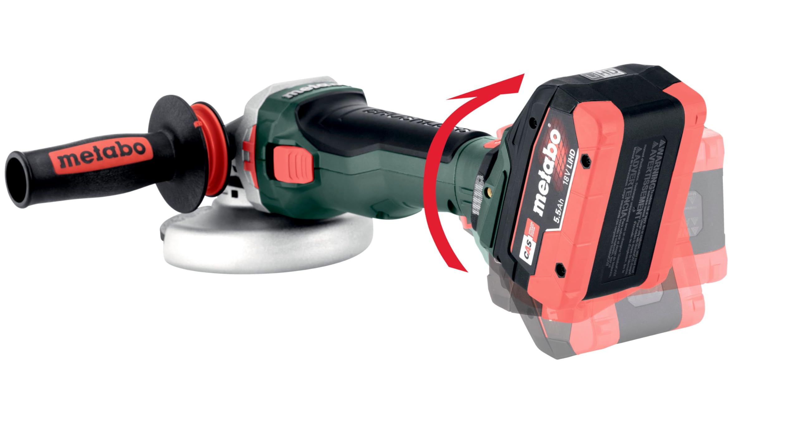 WB 18 LTX BL 15-125 Quick (601730840) Amoladora angular de batería