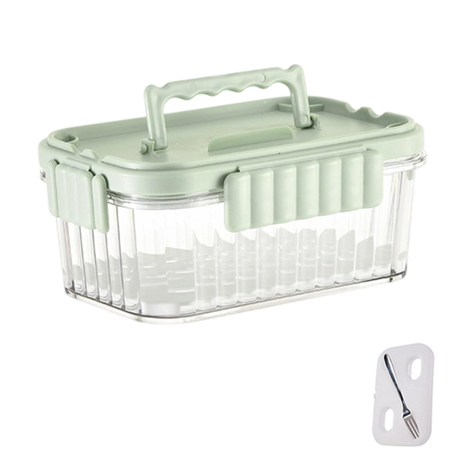 Tsophreniq Stackable Insulated Lunch Box Food Storage Container for Travel and Camping Daily Meal Preparation Use Insulated Food Storage Container See Through Refrigerator for Camping