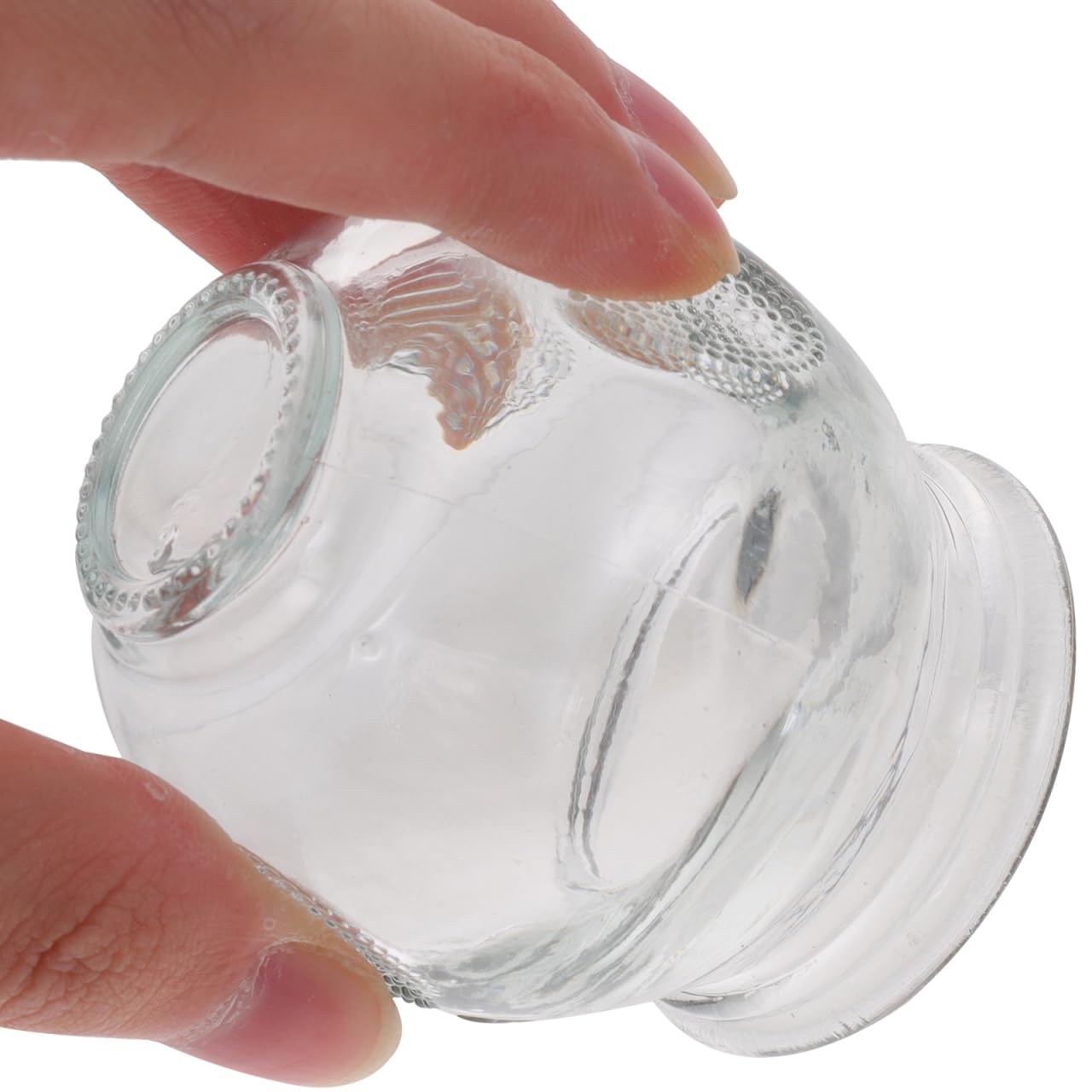 Healifty Ensemble De 6 Ventouses De Massage En Verre 2.36 X 1.89 Pouces Pour Thérapie Hijama Soulagement Musculaire Et