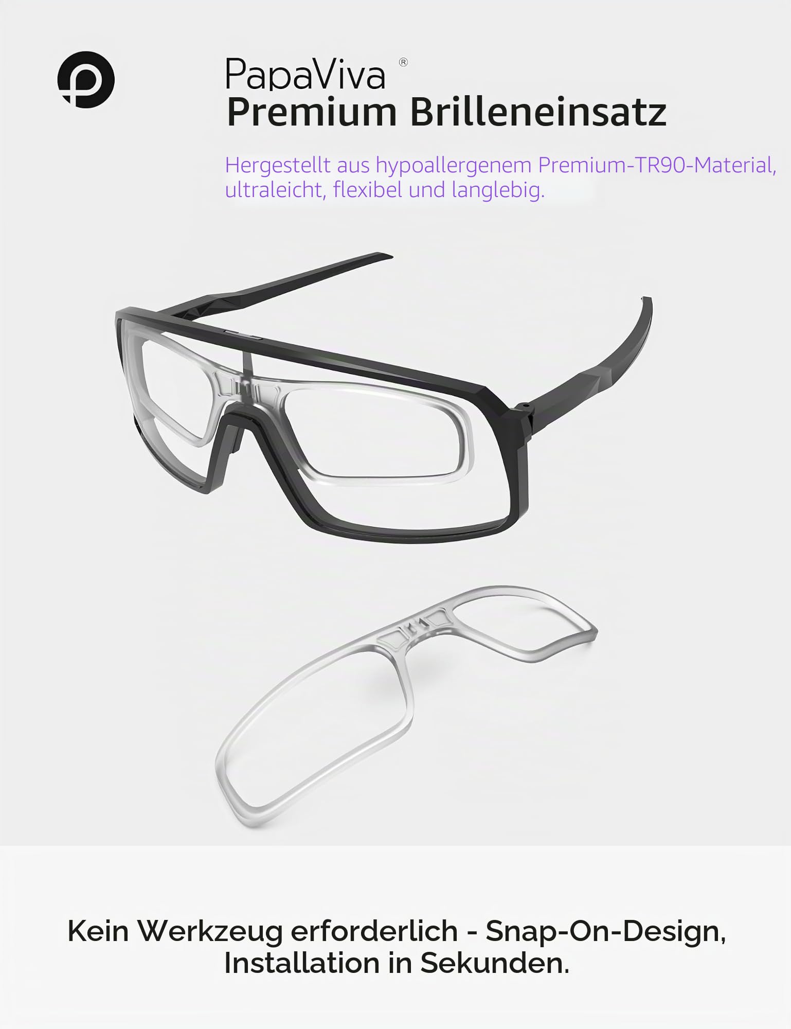 Clip On Prescription Clip für Oakley Sutro Sonnenbrille