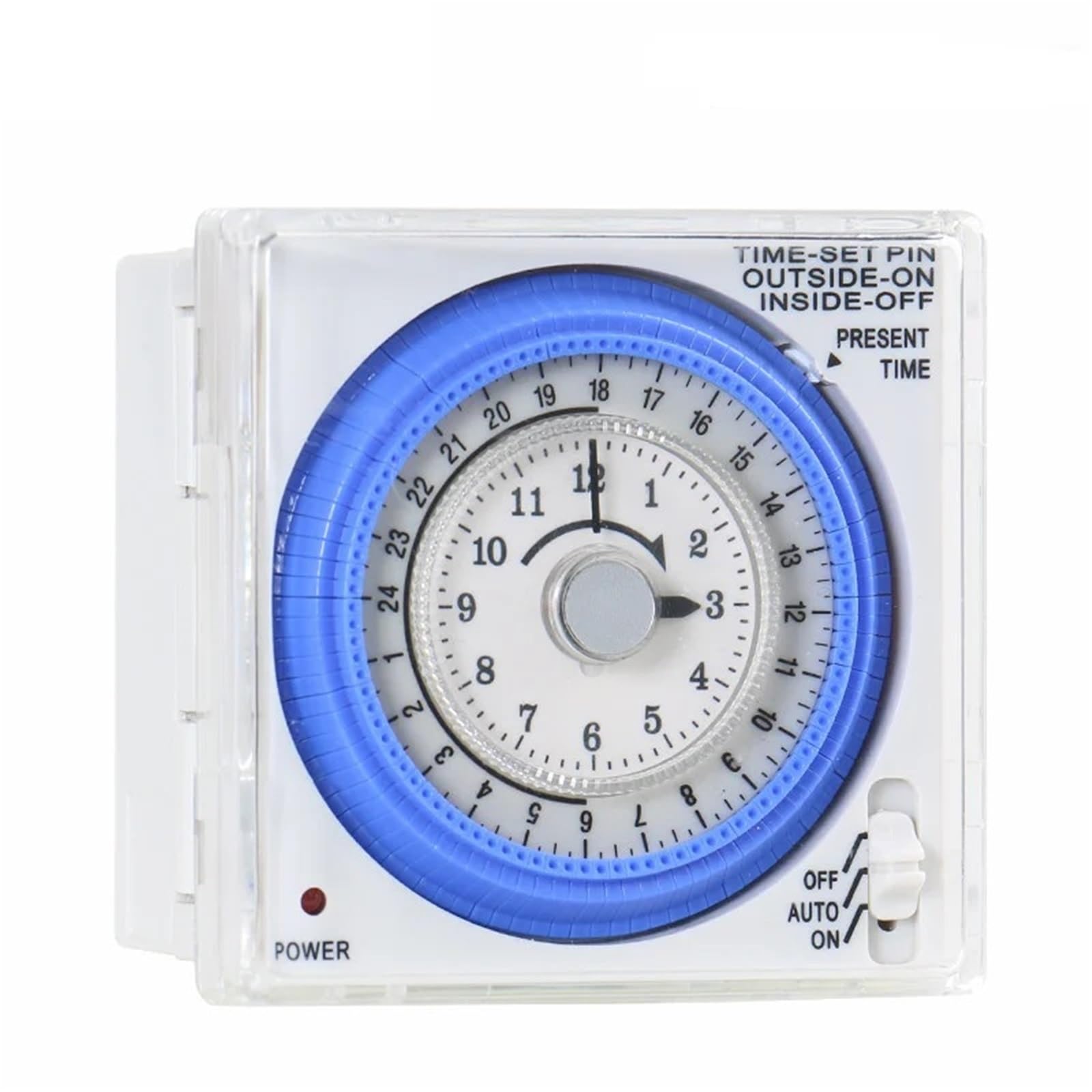 Minuterie mécanique DIN TB37 110 V ou 220 V, minuterie réglable de 15 minutes, commande manuelle ou automatique