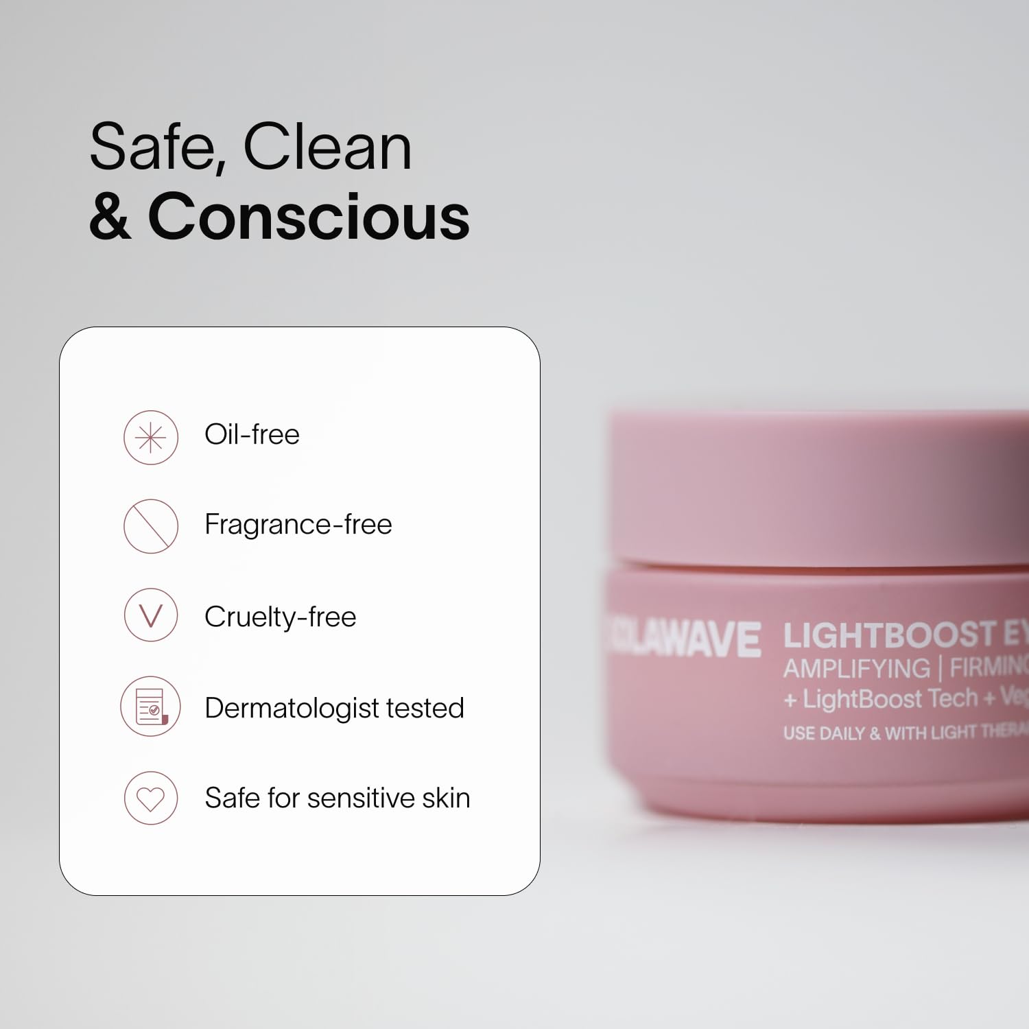 Solawave LightBoost Eye Cream | Reduces Appearance of Dark Circles, Puffiness, & Under Eye Bags | Anti Aging, Wrinkle Smoothing, Brightening, Hydrating, & Collagen Support | Enhances Red Light Therapy