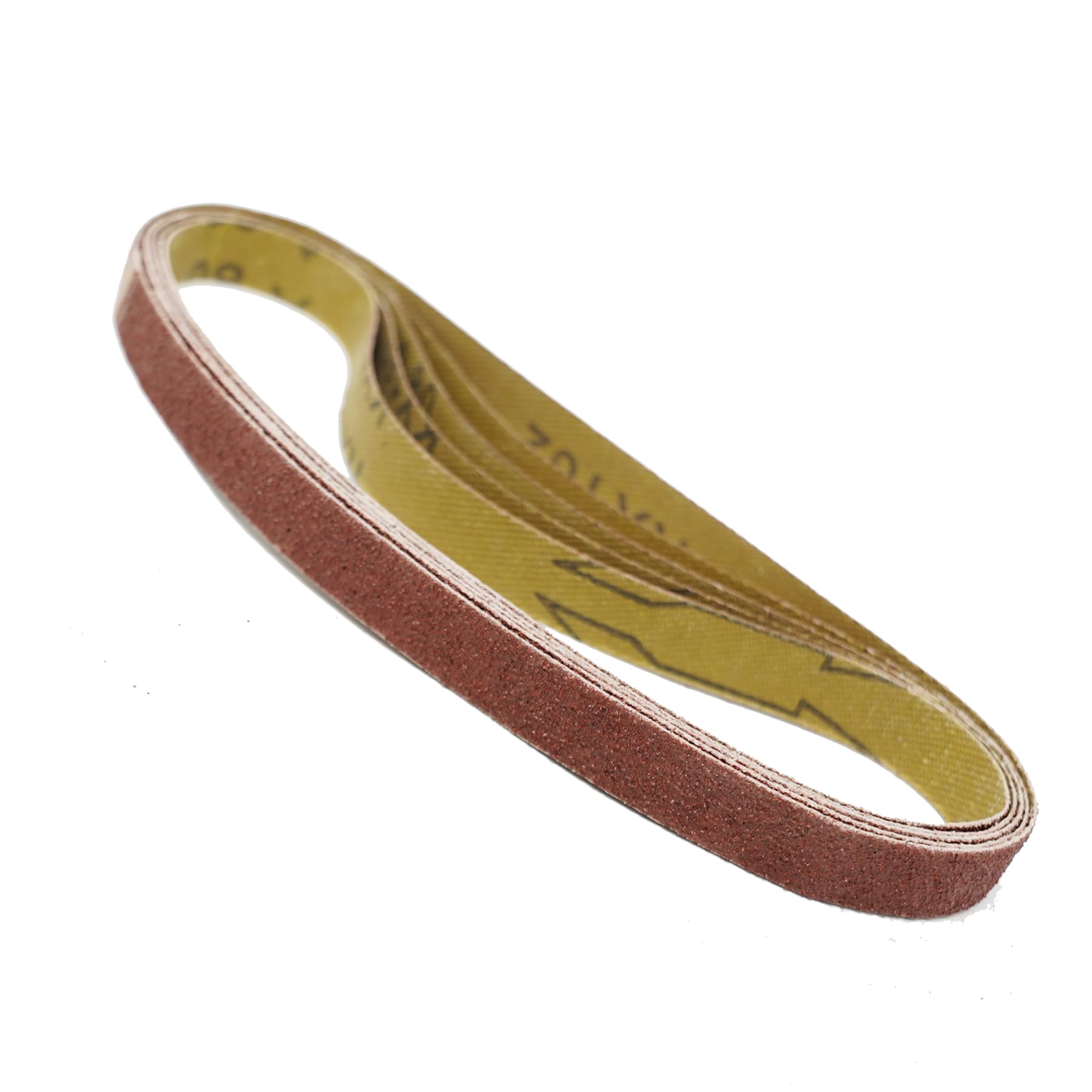 Dapetz ® 5Pcs Assorted 13 x 457mm 60 Grit Aluminium Oxide Abrasive Grain Resin Bonded for Sanding Wood, Paint, Varnish, Plastics, Plasters and Metal Electric Sander Sanding Belts