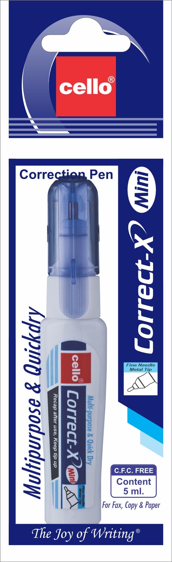 Cello Correct-X Pen Mini (10 Pcs),White