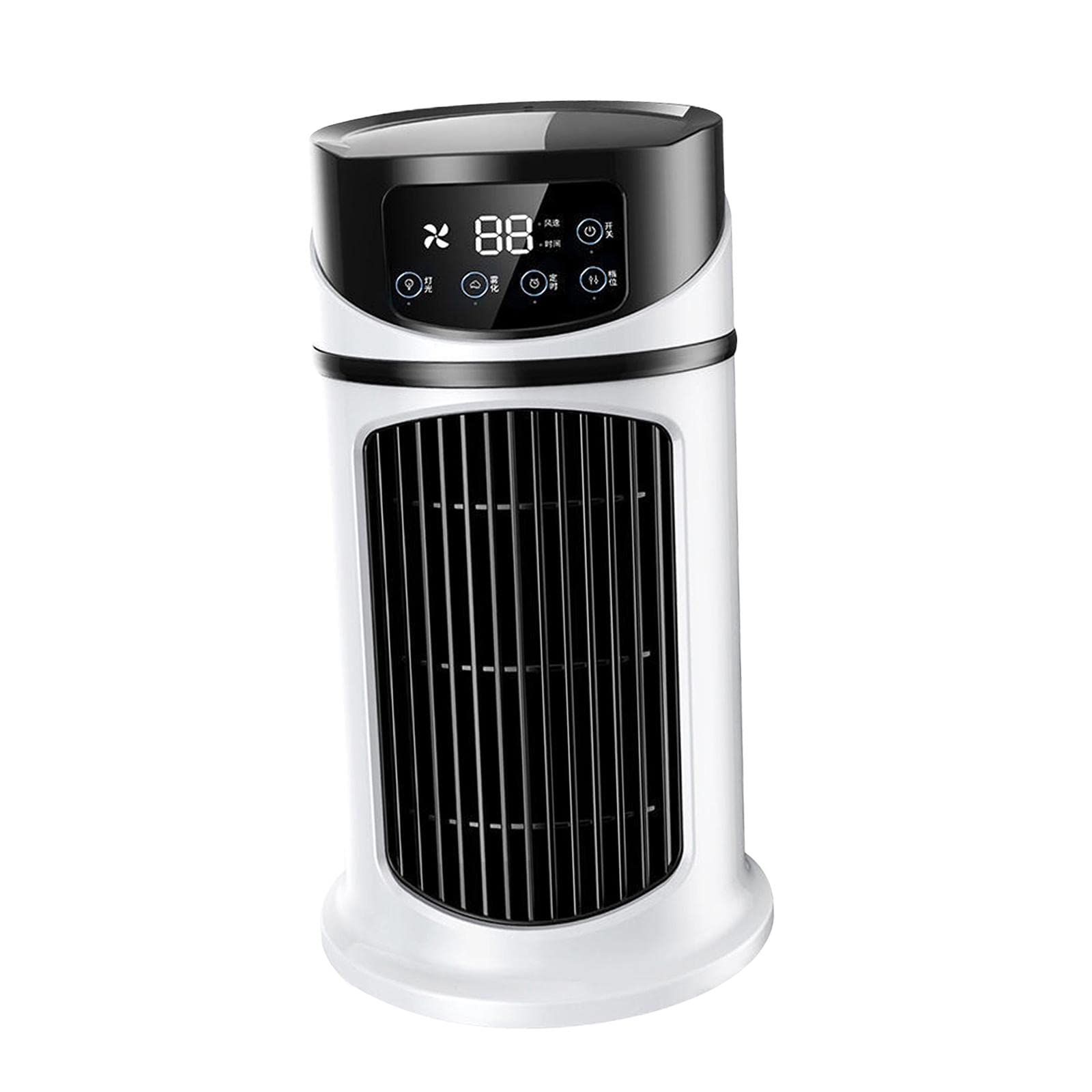 BNF® USB Portable Air Conditioner | Personal Air Cooler Fan for Desk, Dorm & Office | Mini AC with 6 Speeds & Humidifier | Quiet Operation