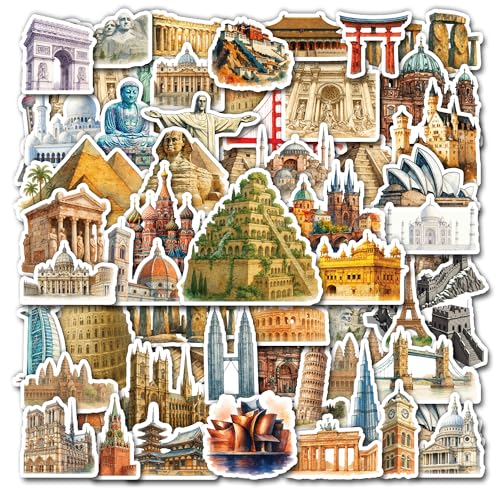 HIZILY 50 Pcs World Scenic...