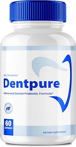 Dentpure Probióticos orales para dientes y encías, píldoras de suplemento Dentpure - Máxima fuerza, probióticos avanzados totalmente naturales para