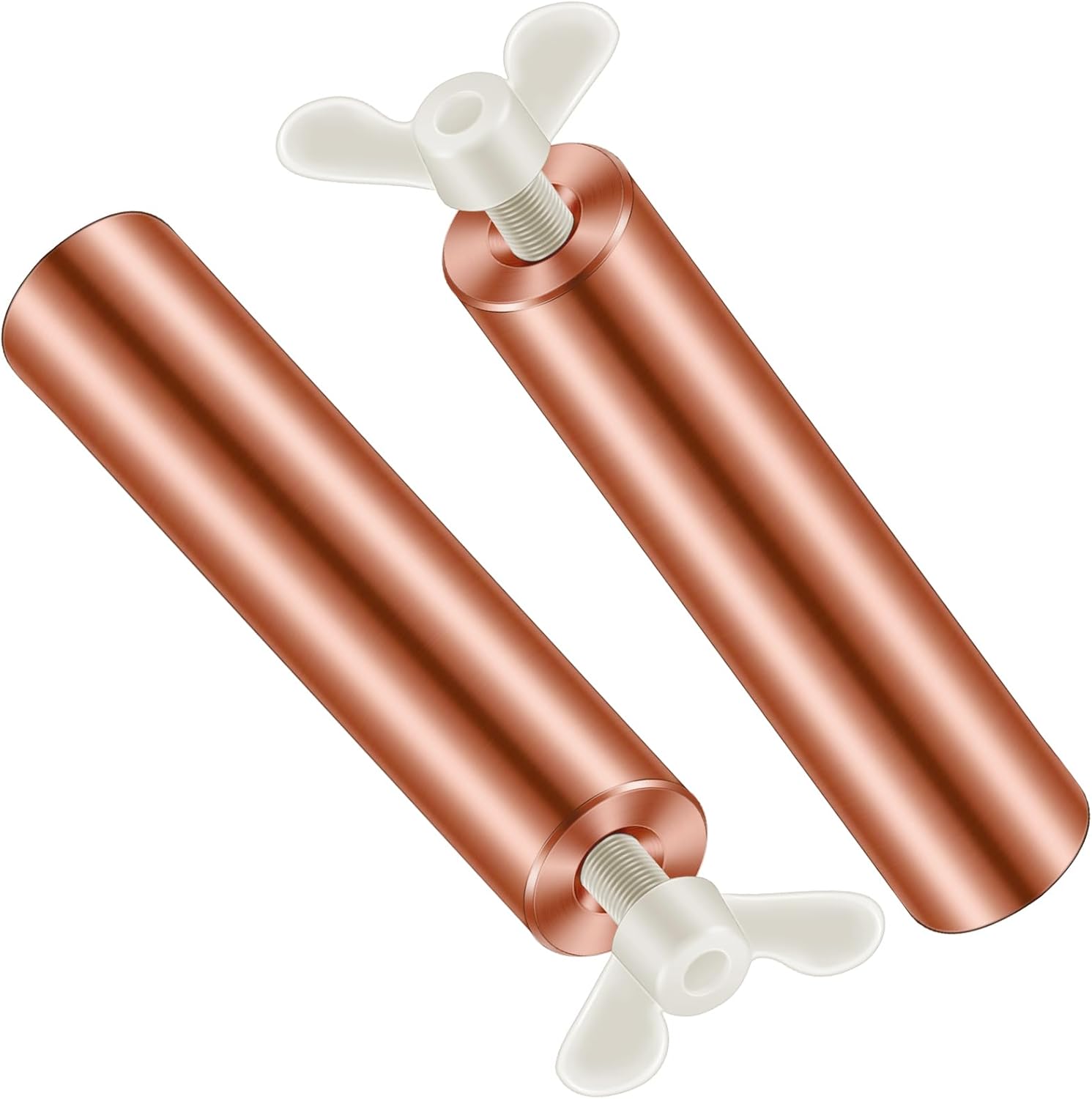 Solar Copper Anode Copper Replacement L=4.13" D=0.71" for Solar Pool Ionizer Chlorine Cost Save for Reduce Irritations Cleans and Clears Your Pool (2)