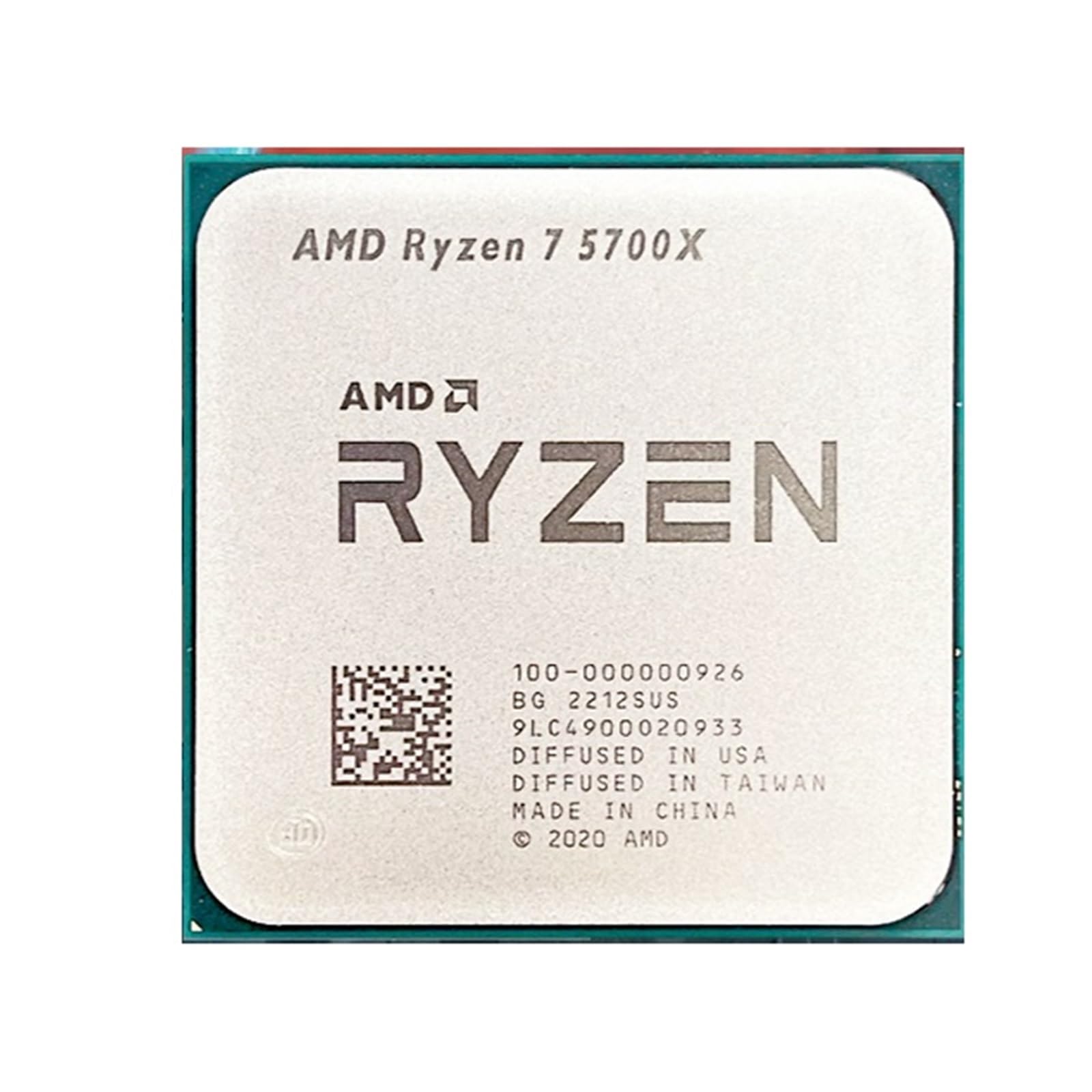 CPU Processor AMD Ryzen 7 5700X R7 5700X 3.4GHz 8-Core 16-Thread