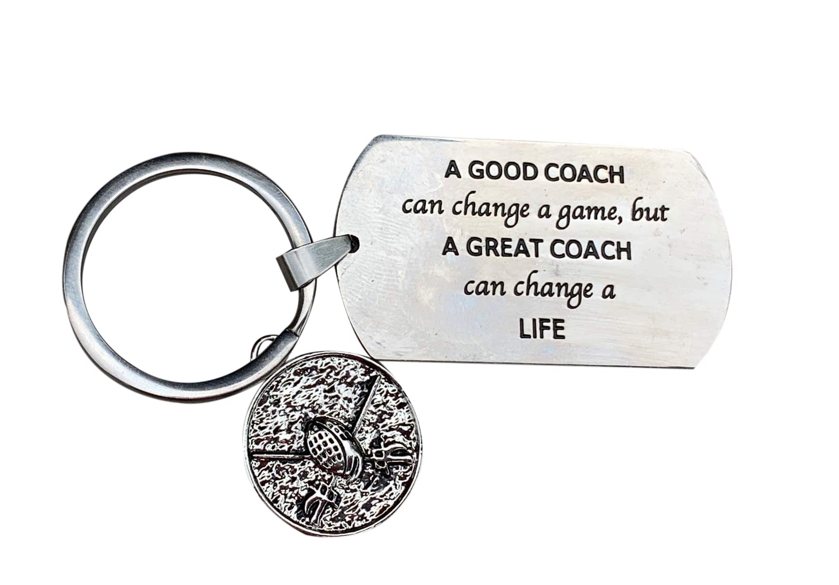 Fencing Coach Keychain, Great Coach is Hard to Find But Impossible to Forget Coach Keychain, Fencing Sport Gift, Unisex Coach Gift