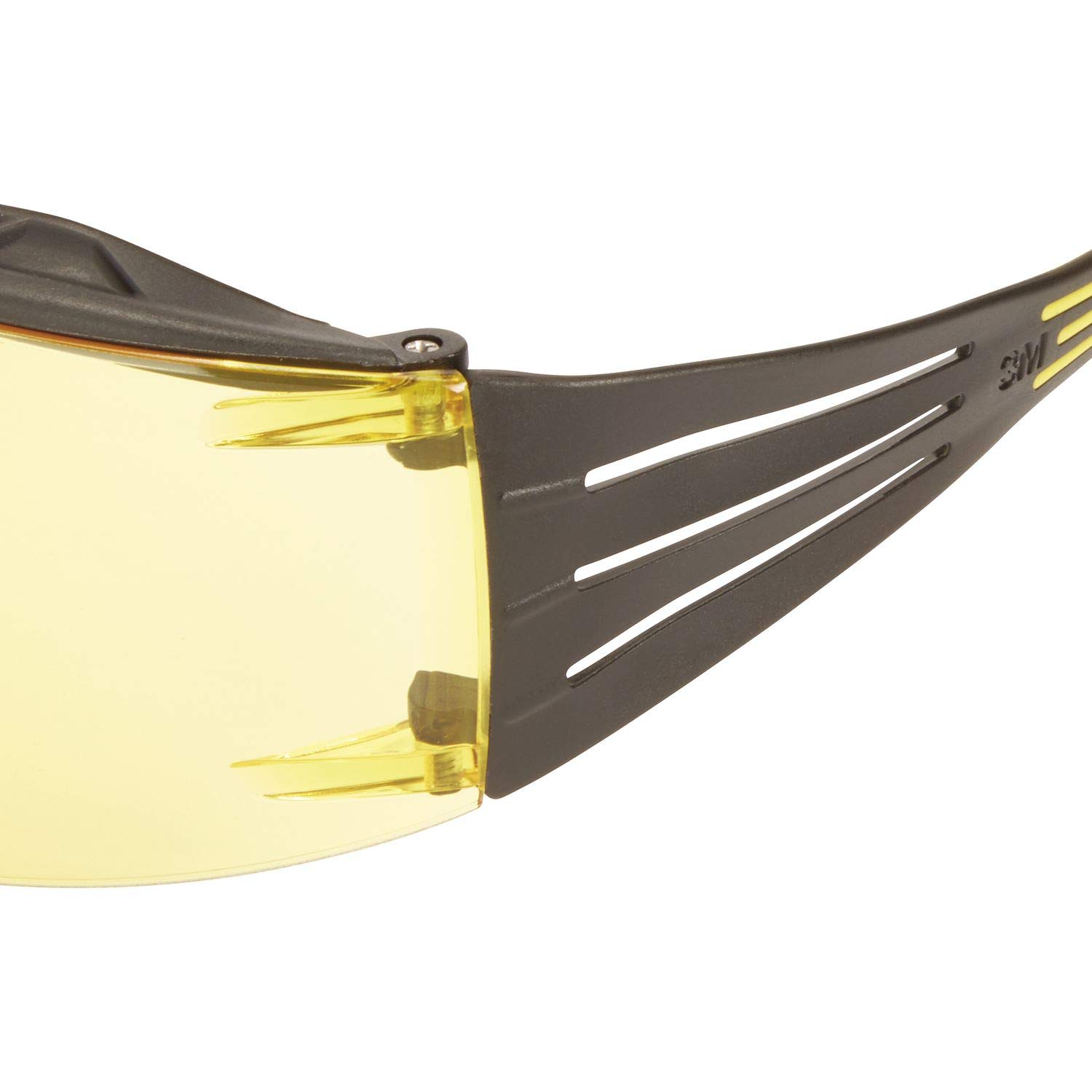 3M SecureFit SF403XSGAF-YEL okulary ochronne z ochroną przed zaparowaniem, żółte, czarne