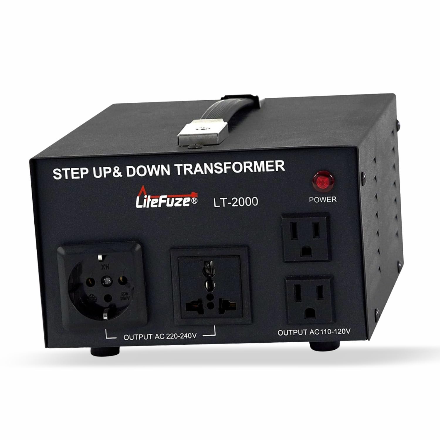 LiteFuze 2000-Watt Step Down Voltage Transformer 220V to 110V - Voltage Converter - for US, Canada Products Usage in India - 5 Year Warranty (LT-2000) - Compatible with Oxygen Concentrators-image-22