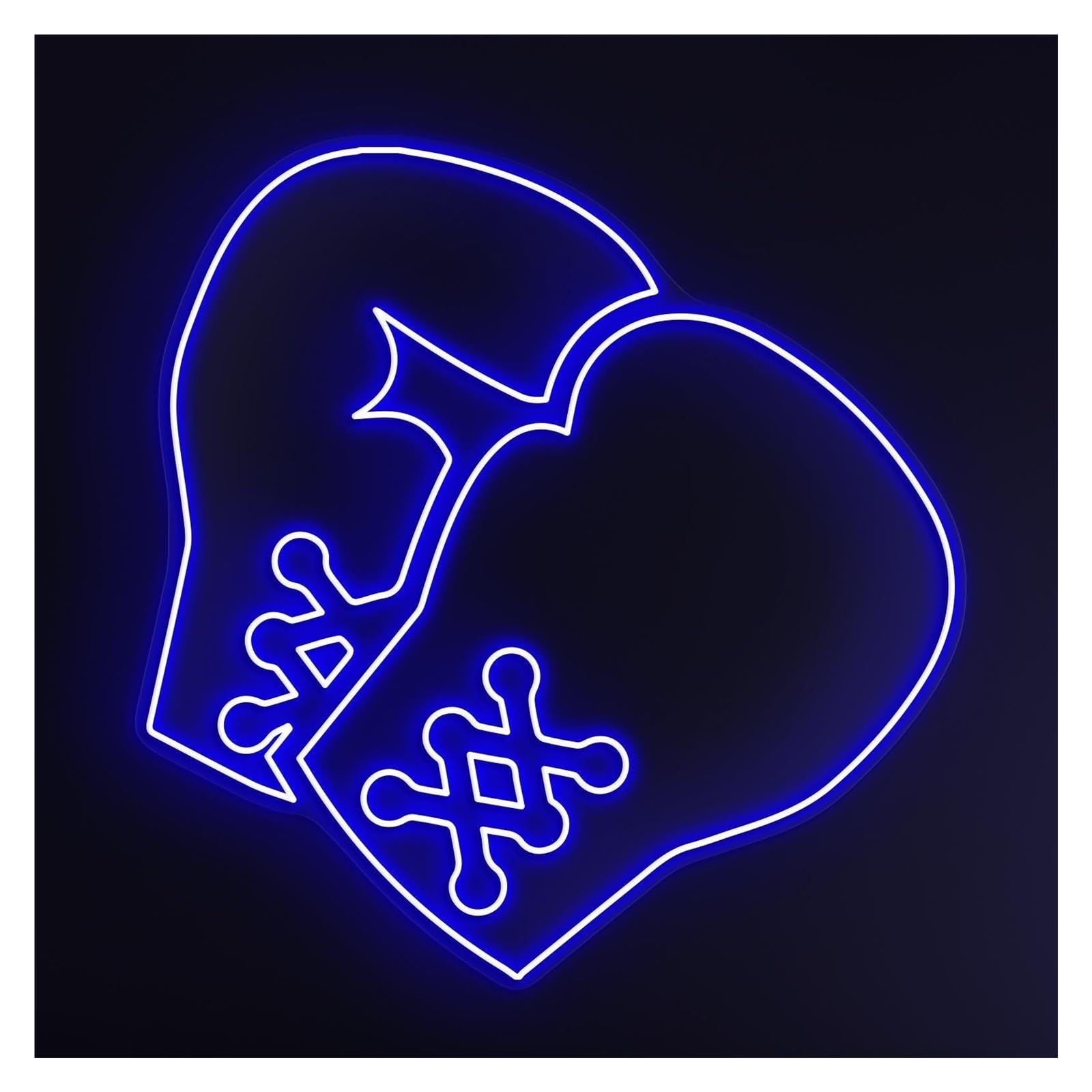 RONGCH Hanging Art Signs Boxing Gloves Neon Sign, Suitable for Sports Shop Decor with Brightness Adjustable 46cm