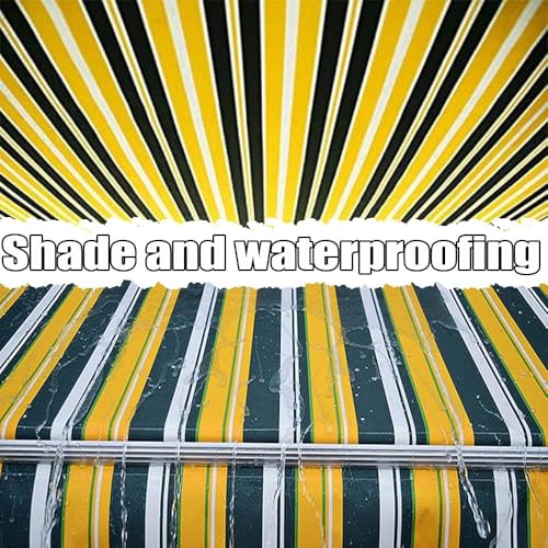 Tissu de rechange pour store banne rétractable 7x5m Ning idéal balcon terrasse - 5