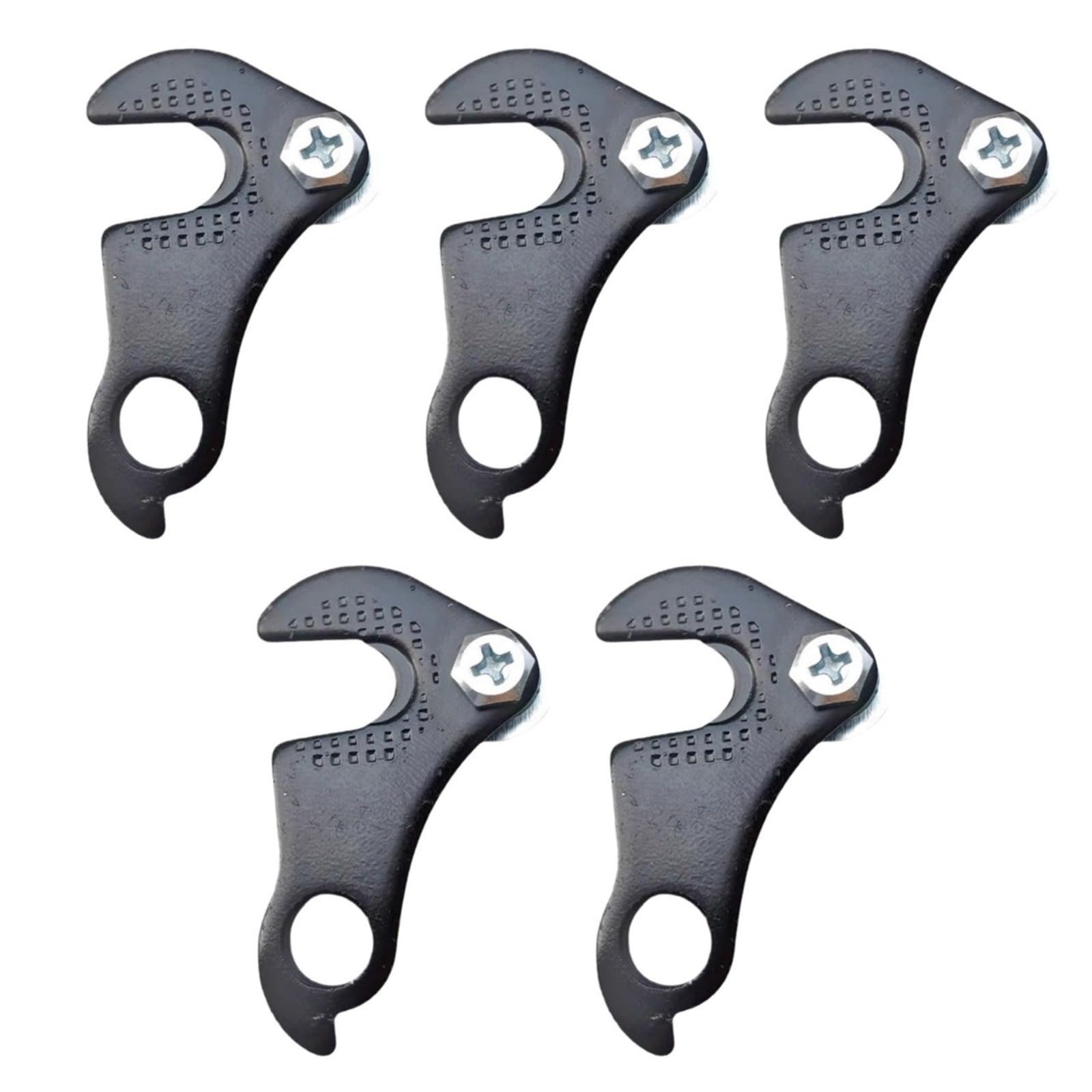Ljmyy Standard Bike Derailleur Hanger Replacement with Iron Construction and Black Finishing For Mountain Road Hybrids Bikes