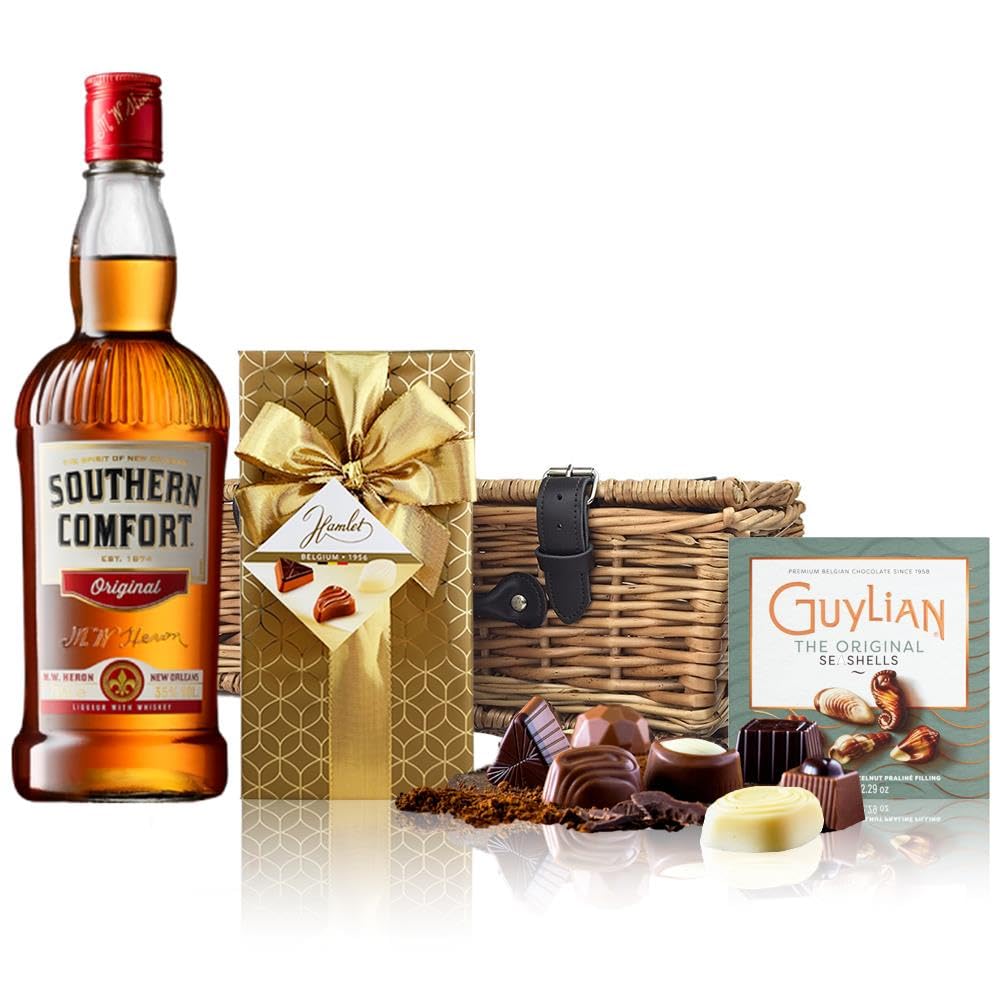 Southern Comfort whisky and Chocolates Hamper 75cl 35% abv
