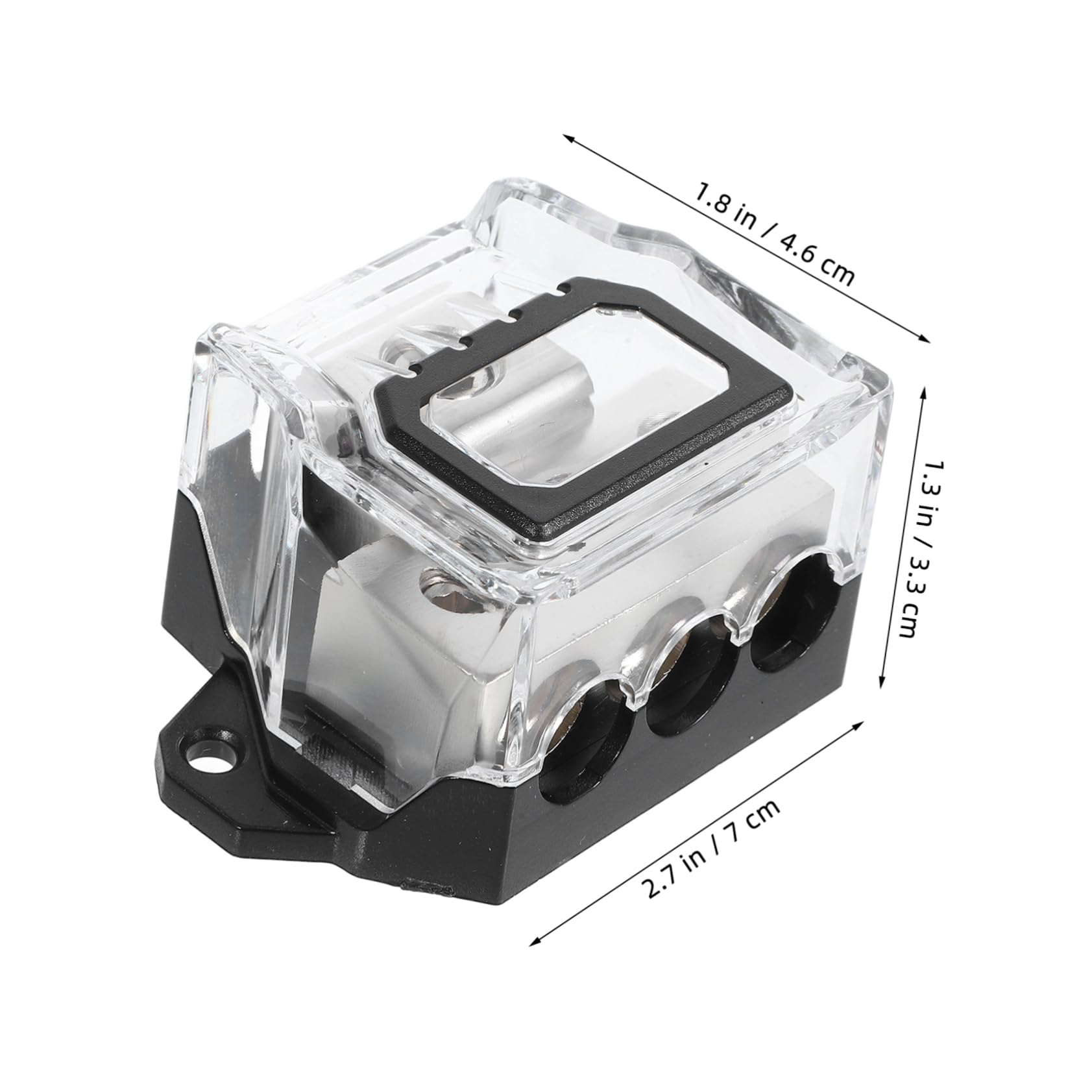 ULTECHNOVO 3 Stücke Sicherung Auto Sicherung Block Auto Audio Verteilung Block Marine Grade Material