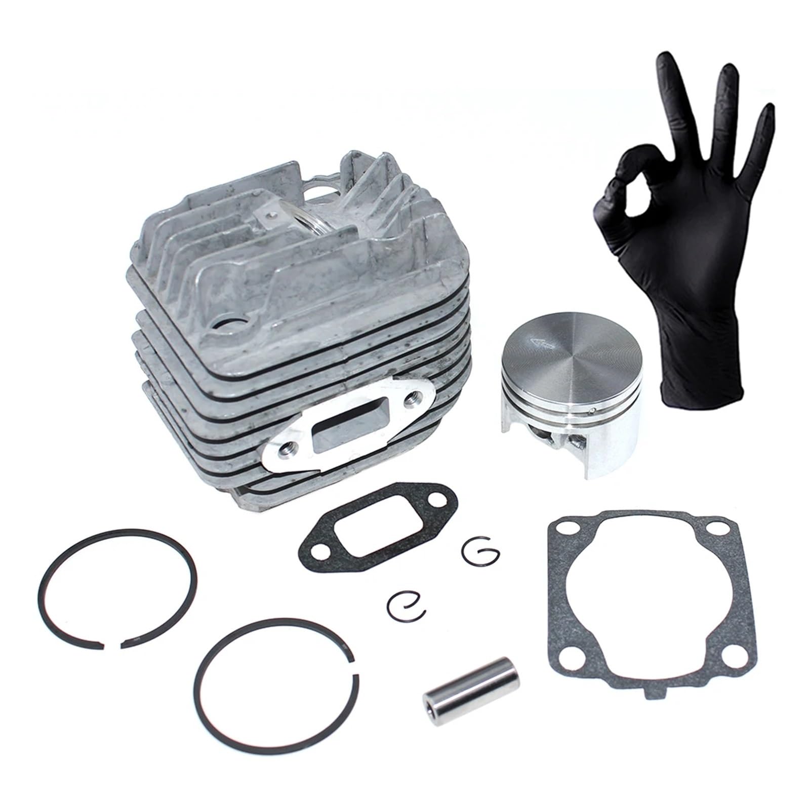 Dingmao Cylinder Piston Kit Compatible For Sthil 020 020T MS200 MS200T MS200Z MS200T-Z MC-200 Chainsaw