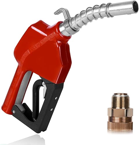 Miniatura 7 de Boquilla de combustible automática NPT de 34 pulgadas con candado de 3 velocidades (9-16 GPM) Boquilla de combustible de apagado automático de 34