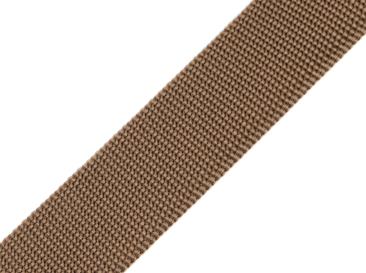 cyclingcolors 38mm Wide Polypropylene Webbing Strap 5m Rope for Backpacks, Furniture, Chairs, Haberdashery, Clothing, Brown