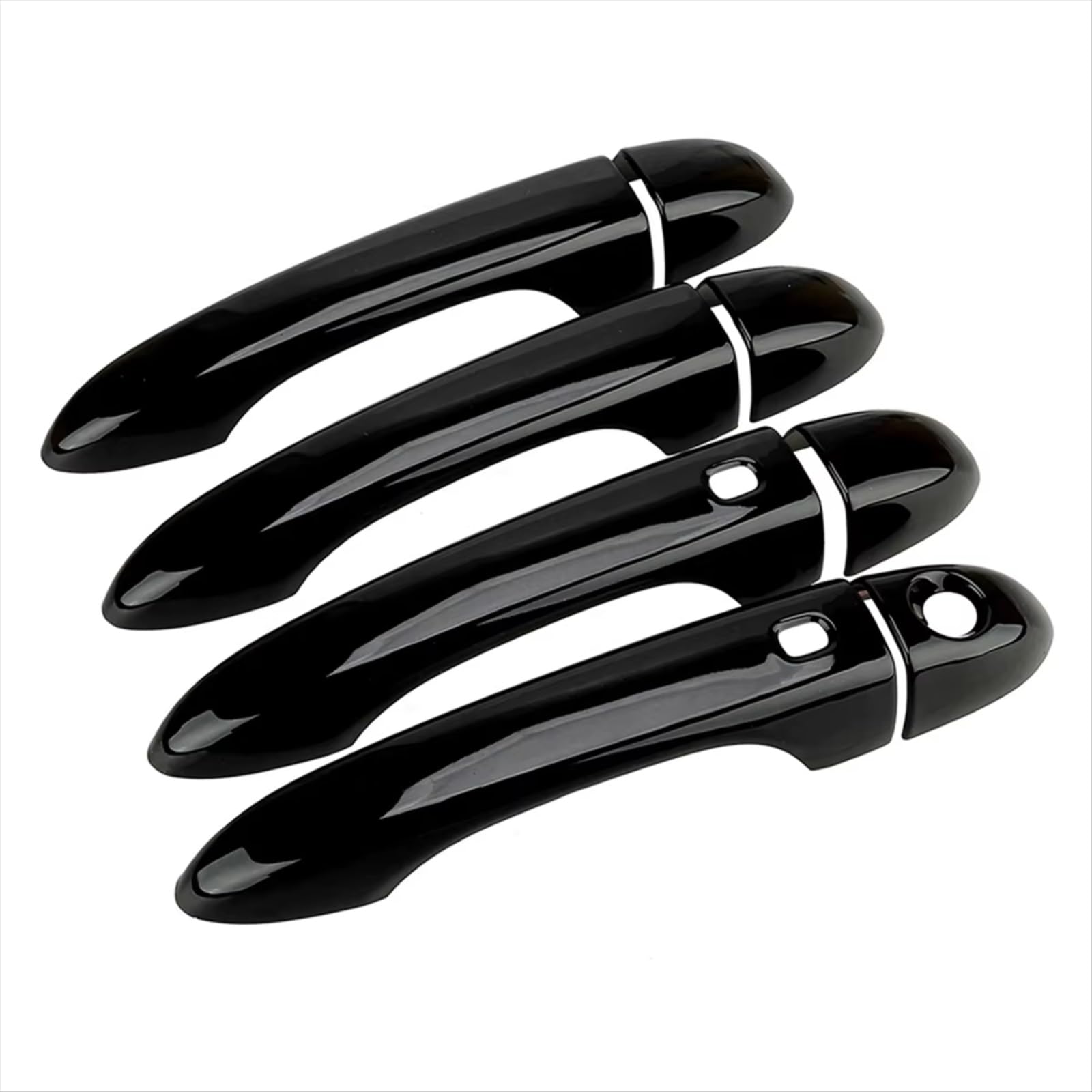 Dspolimv One Color Outer Door Handle Cap Compatible With Maserati For Ghibli 2014-2023 1 Set Glossy Black For Smart Door Handle Cover Trim Car Accessories Replacement