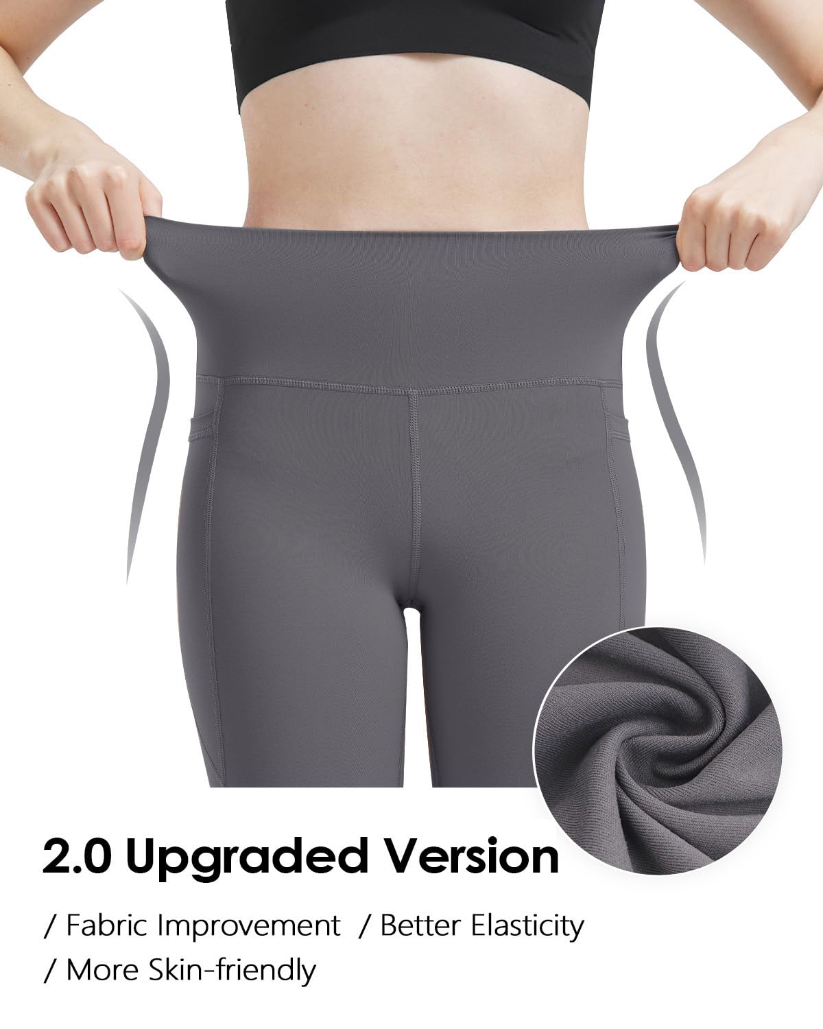 Zylioo Leggings extra lunghi per donne alte, pantaloni lunghi da yoga da donna, leggings lunghi a vita alta