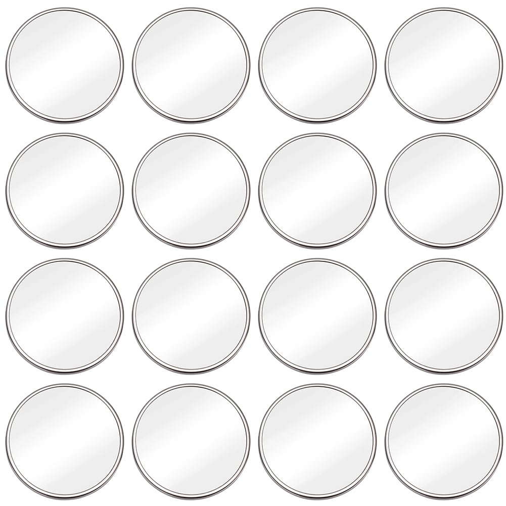 PLIGREAT 16 Pcs Blank Golf Ball Marker, 25mm Blank Ball Coin Golf Markers Suit Golfing Tool Accessories for Beginners Women Men