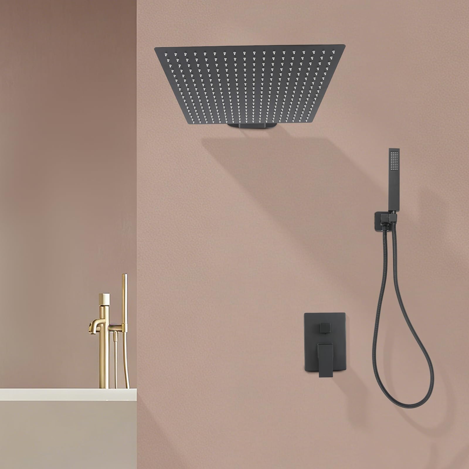 Juego de grifos de ducha ocultos empotrados para pared